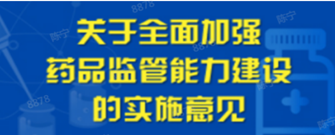 关于全面加强药品监管能力建设的实施意见